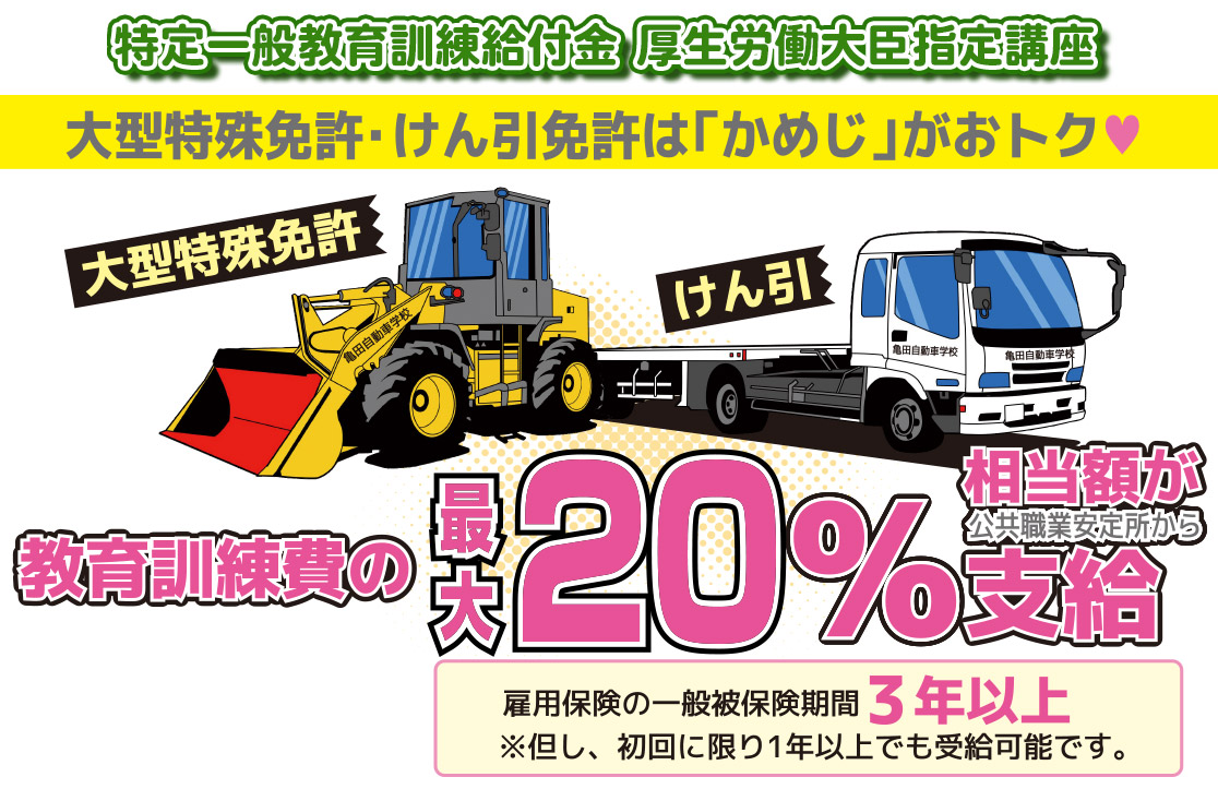 特定一般教育訓練給付金　厚生労働大臣指定講座